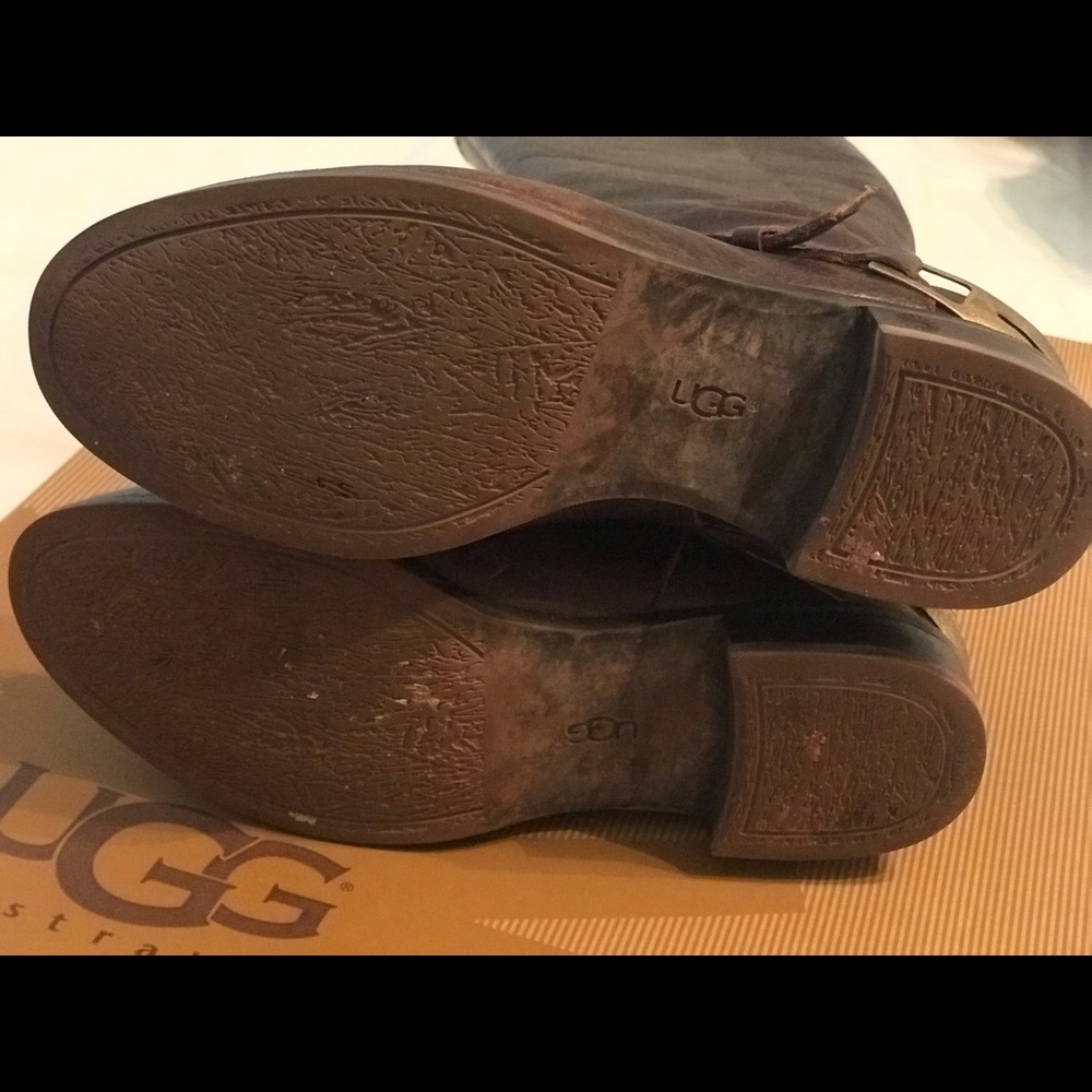 Distressed look UGG RIDDING BOOTS - Picture 5 of 8